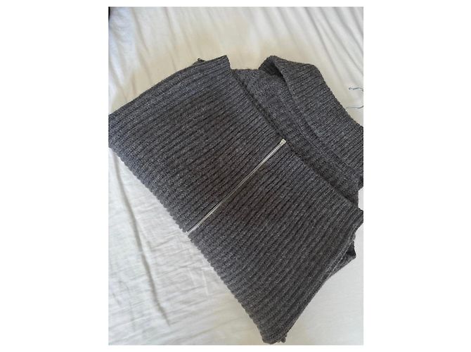 Lemaire Zip-Up Pullover aus Alpaka-Mischung Grau - Ansicht 7