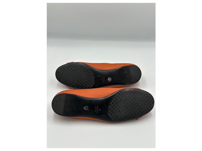 Bailarinas Gucci Interlocking G en piel marrón claro - vista 11