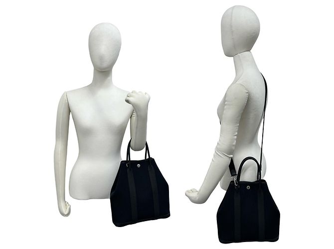 Hermès Borsa Hermes Garden File PM Negonda Leather Nero - vista 2