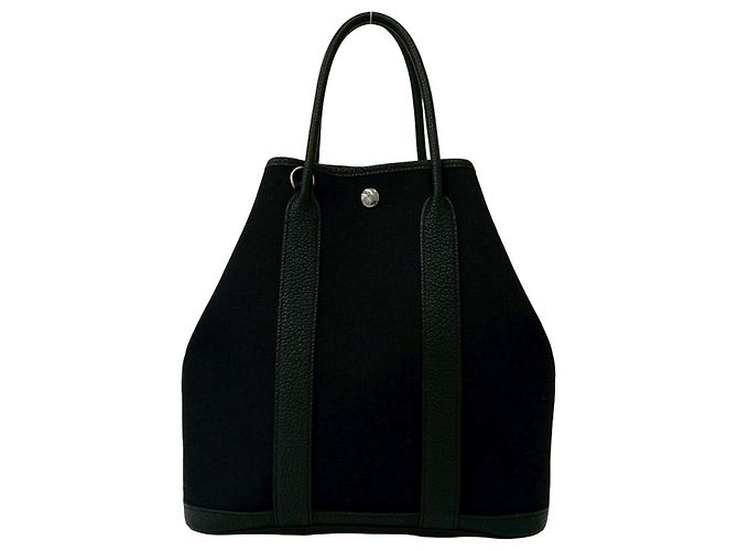 Hermès Borsa Hermes Garden File PM Negonda Leather Nero - vista 3