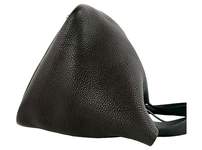 Hermès Borsa Hermes Picotin MM in pelle Taurillon Clemence Marrone - vista 6