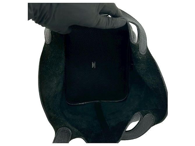 Hermès Borsa a mano HERMES Picotin Lock MM Tote Bag Nero - vista 9