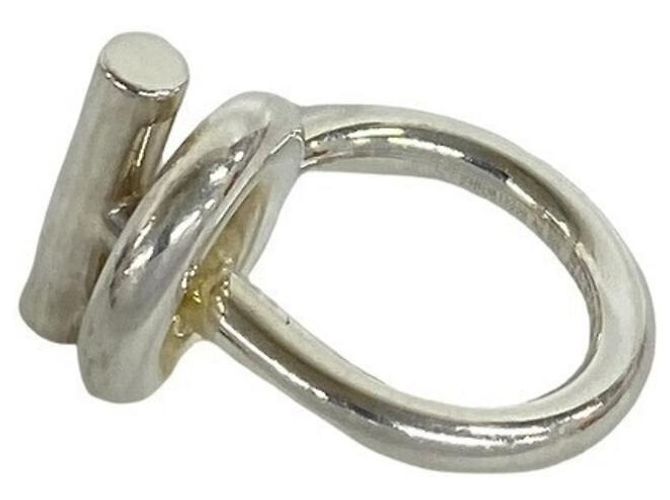 Ring Hermès Anello a fascia HERMES Echappé in argento sterling - vista 4