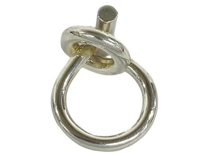 Ring Hermès Anello a fascia HERMES Echappé in argento sterling - vista 6