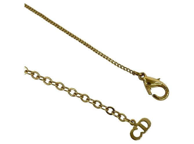 Collana Christian Dior Vintage CD Logo Motif D'oro - vista 4
