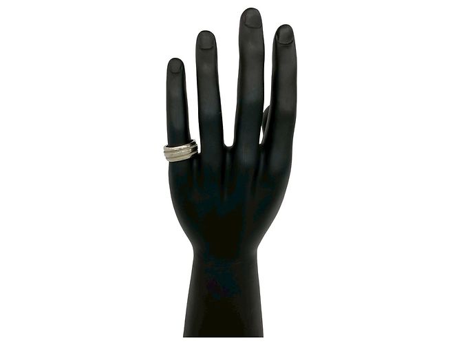 Tiffany & Co Tiffany Vintage Groove Doppelring Silber - Ansicht 2