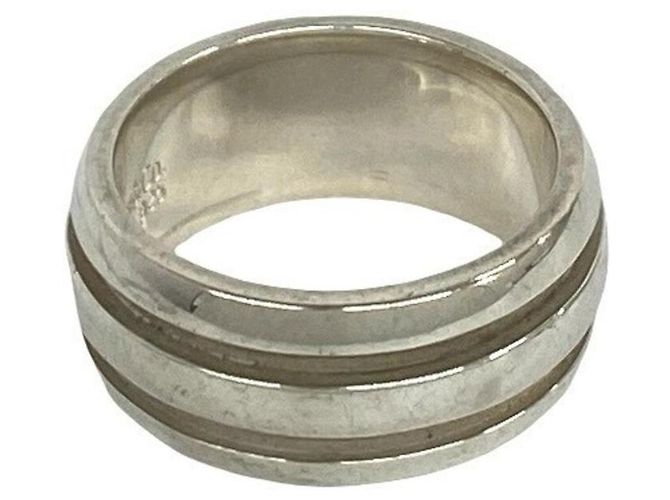 Tiffany & Co Tiffany Vintage Groove Doppelring Silber - Ansicht 5
