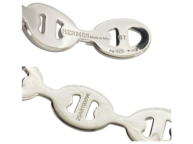 Hermès Hermes Enchainée Armreif Silber - Ansicht 3