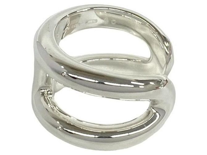 Ring Hermès HERMES Osmos PM Anello a fascia in argento sterling 925 - vista 4