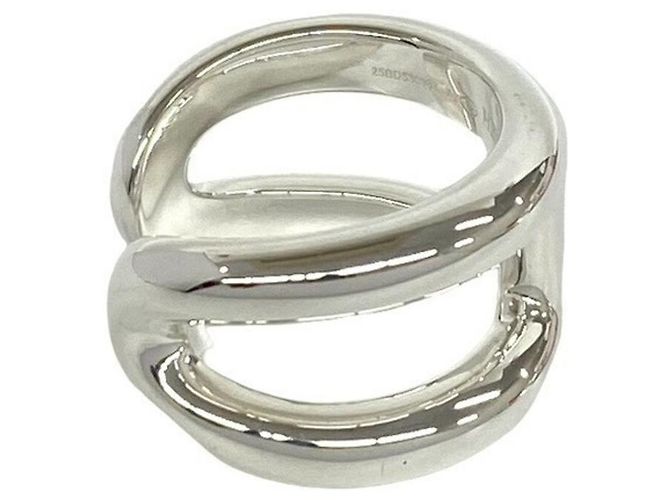 Ring Hermès HERMES Osmos PM Anello a fascia in argento sterling 925 - vista 5