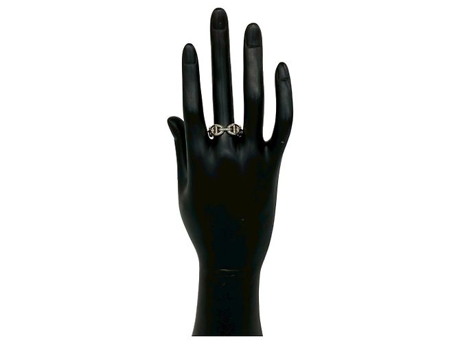 Hermès Hermes Chaine d'Ancre Enchainée Ring Silber - Ansicht 2