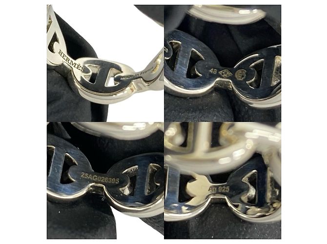Hermès Hermes Chaine d'Ancre Enchainée Ring Silber - Ansicht 3
