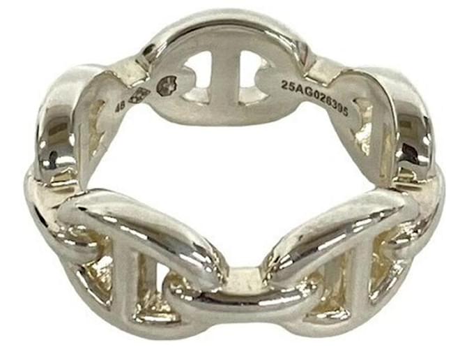 Hermès Hermes Chaine d'Ancre Enchainée Ring Silber - Ansicht 4