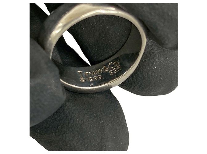 Tiffany & Co Tiffany Vintage Knife Edge Band Ring Silber - Ansicht 3