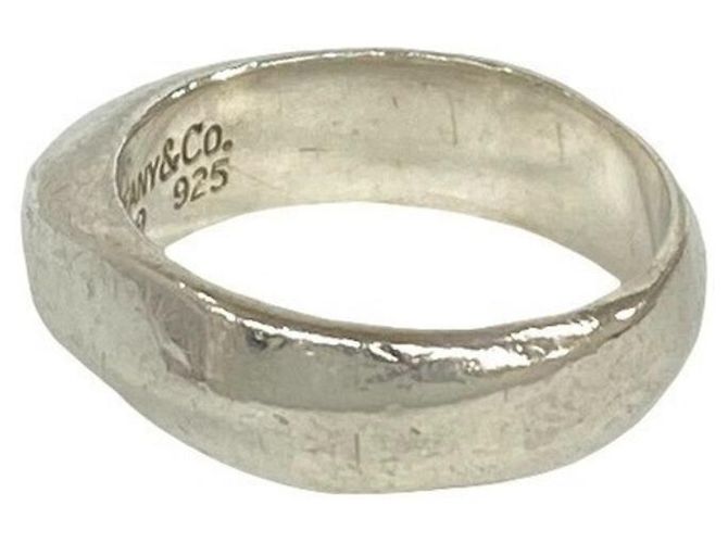 Tiffany & Co Tiffany Vintage Knife Edge Band Ring Silber - Ansicht 4