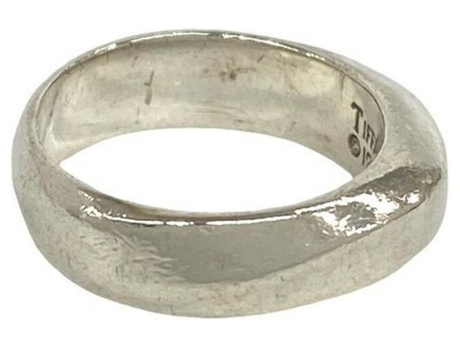 Tiffany & Co Tiffany Vintage Knife Edge Band Ring Silber - Ansicht 5