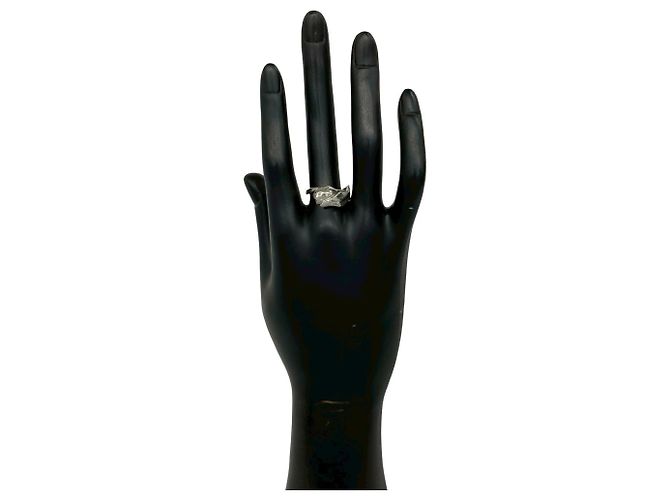 Tiffany & Co Anello Vintage Tulip Band di Tiffany Co. Argento - vista 2