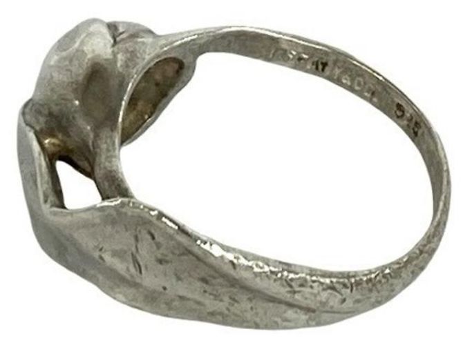 Tiffany & Co Anello Vintage Tulip Band di Tiffany Co. Argento - vista 4