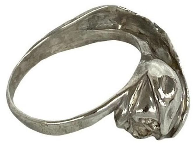 Tiffany & Co Anello Vintage Tulip Band di Tiffany Co. Argento - vista 5