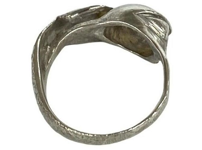 Tiffany & Co Anello Vintage Tulip Band di Tiffany Co. Argento - vista 6
