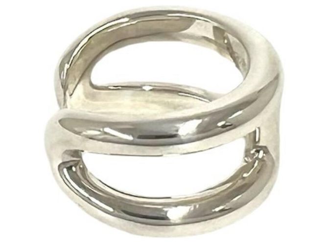 Ring Hermès Anello a fascia Silver Band Osmos PM Hermes Argento - vista 5