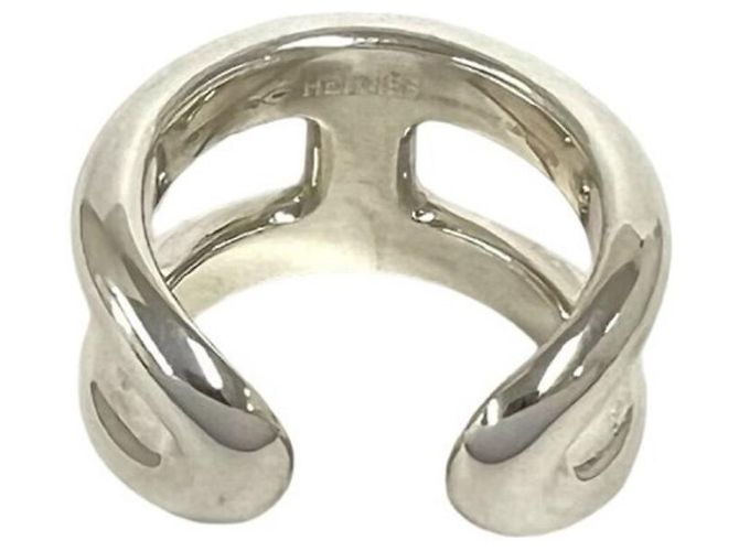 Ring Hermès Anello a fascia Silver Band Osmos PM Hermes Argento - vista 6
