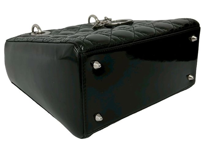 Borsa Christian Dior Lady Cannage Stitch Nero - vista 7
