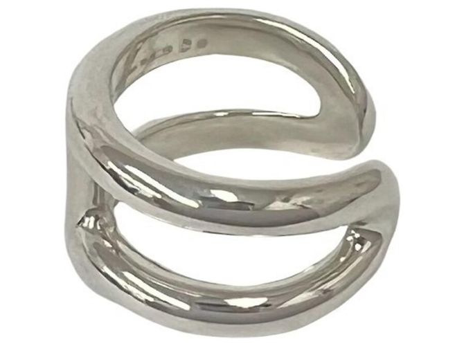 Ring Hermès Anello Osmo's PM Silver Band di Hermes Argento - vista 4
