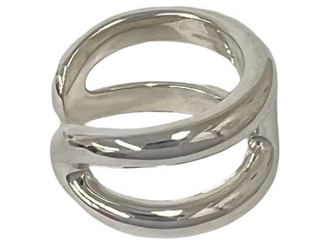 Ring Hermès Anello Osmo's PM Silver Band di Hermes Argento - vista 5