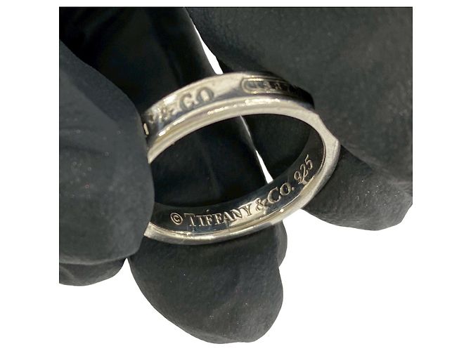Tiffany & Co Anello Tiffany Vintage Narrow Band Argento - vista 3