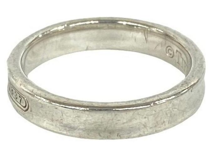 Tiffany & Co Anello Tiffany Vintage Narrow Band Argento - vista 4
