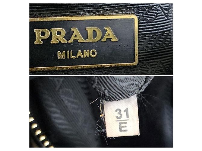 Bolso Bowler Convertible de Cuero Saffiano Prada Negro - vista 2