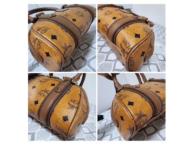 MCM Visetos Bowling Bag Braun - Ansicht 12