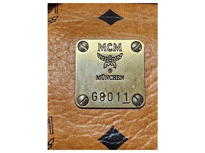 MCM Visetos Bowling Bag Braun - Ansicht 2