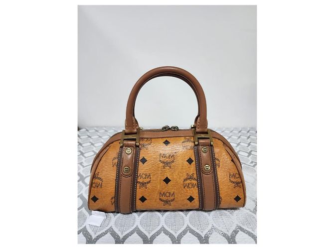 MCM Visetos Bowling Bag Braun - Ansicht 3
