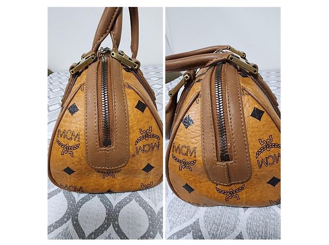 MCM Visetos Bowling Bag Braun - Ansicht 6
