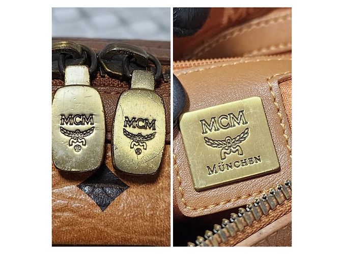 MCM Visetos Bowling Bag Braun - Ansicht 7