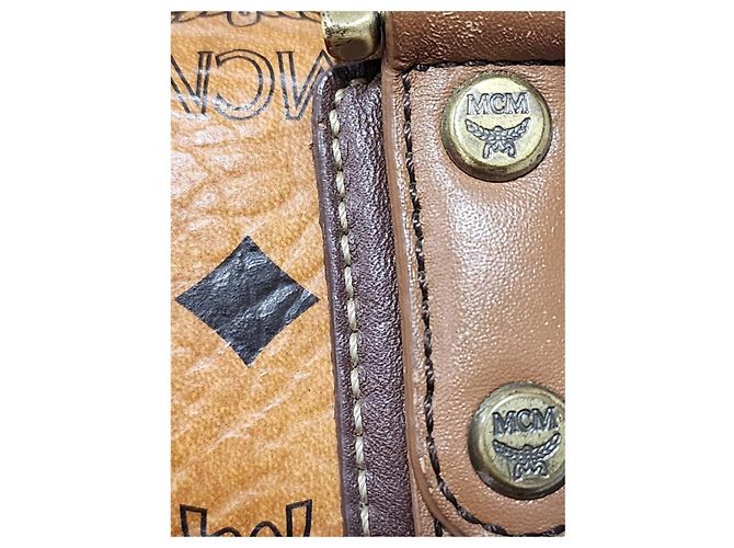 MCM Visetos Bowling Bag Braun - Ansicht 9