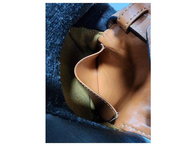 Céline Borsa a tracolla mini Claude Triomphe di Celine in marrone Monogramma - vista 13