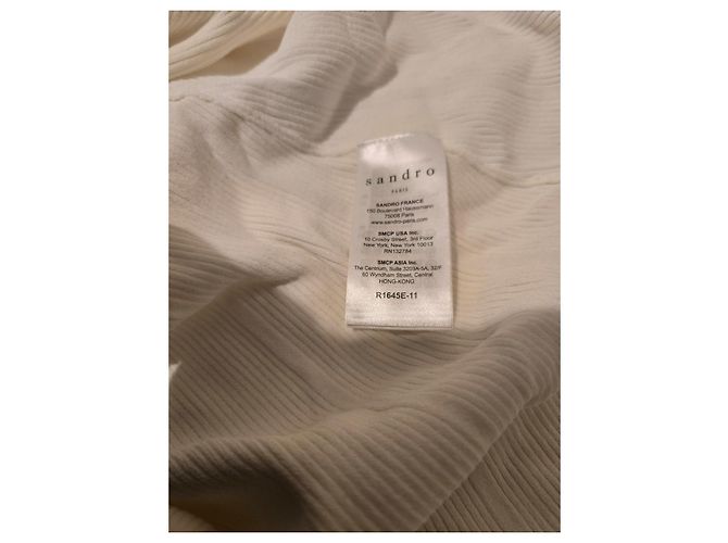 Langes weißes Kleid Sandro - Ansicht 9