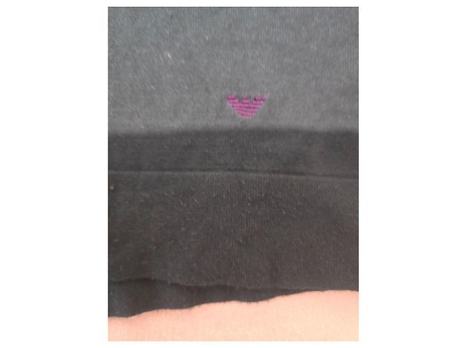 Emporio Armani Rollkragenpullover aus Wolle und Viskose Schwarz Dunkelgrün - Ansicht 11
