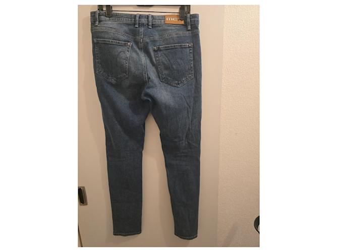 Met Vaqueros slim azul lavado con rotos - vista 8