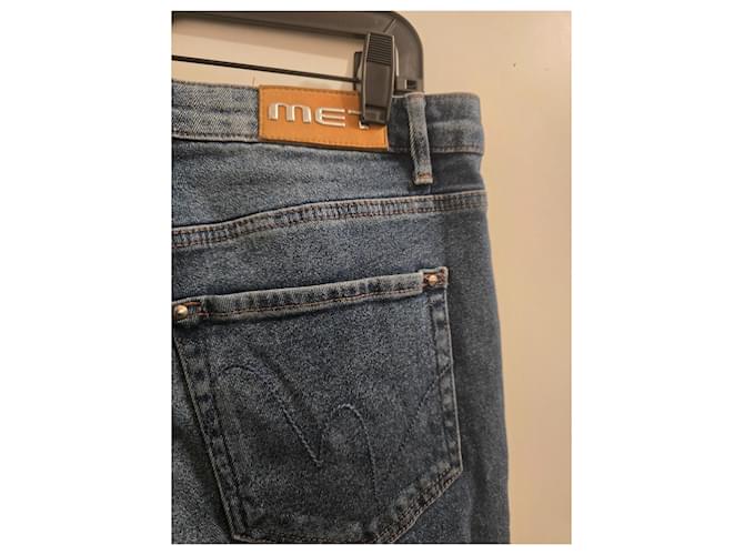 Met Vaqueros slim azul lavado con rotos - vista 9