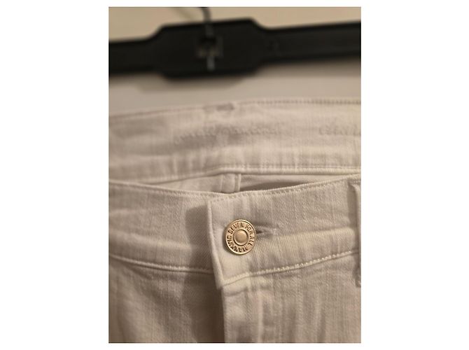 7 For All Mankind Jeans flare bianchi Bianco - vista 9