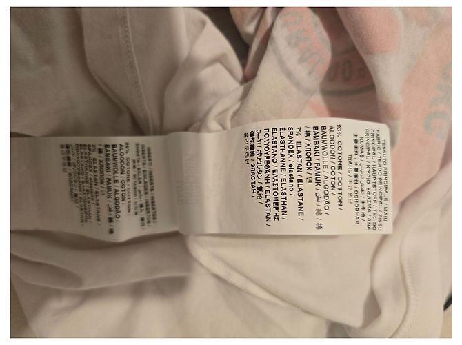 Camiseta blanca Love Moschino con estampado - vista 10