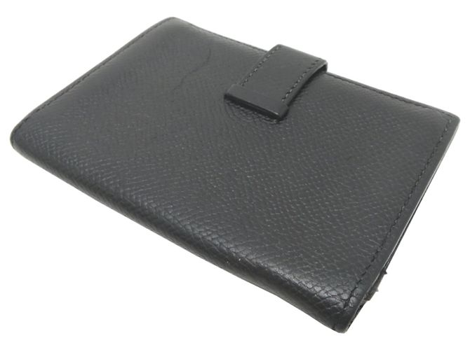 Tarjetero Hermès Bearn en piel Epsom negro - vista 4