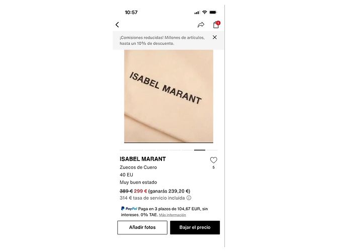Zoccoli Classic Isabel Marant Marrone - vista 9