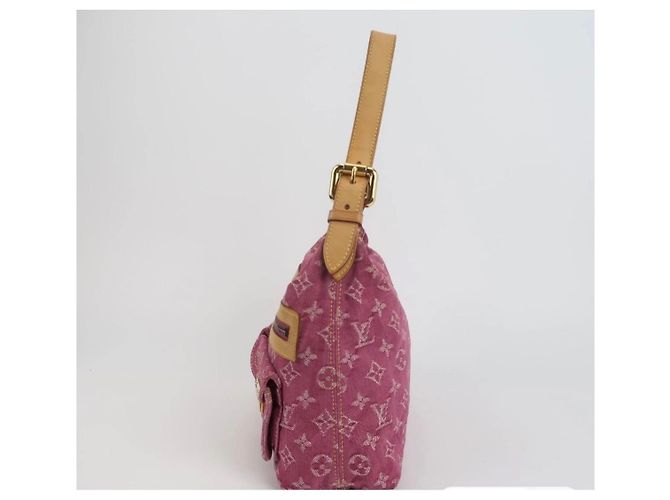 Louis Vuitton Borsa Monogram Denim Rose Rosa - vista 2