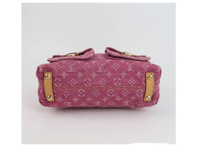 Louis Vuitton Borsa Monogram Denim Rose Rosa - vista 5