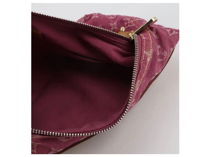 Louis Vuitton Borsa Monogram Denim Rose Rosa - vista 6